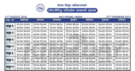 2020 january load shedding schedule (time table. New Load Shedding Schedule/Timetable : Updated ...