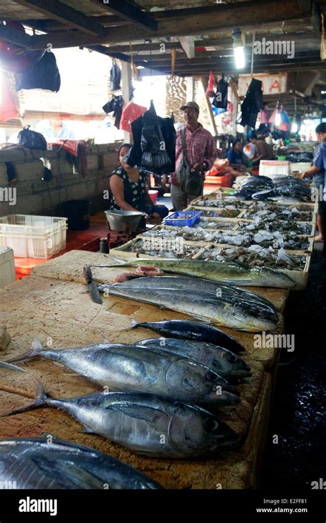 Fish Market Bali Indonesia Stock Photos And Fish Market Bali Indonesia