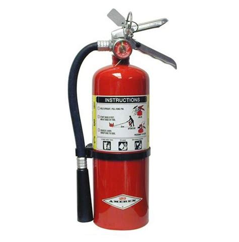 Amerex B500 5 Lb Abc Fire Extinguisher With Wall Bracket 2a10bc Fire