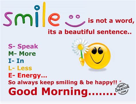 May you find more reasons to smile today! Good Morning Smile Pictures and Graphics - SmitCreation ...