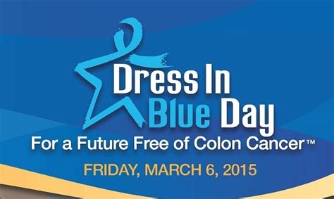 Mar 6 Dress In Blue Day For Colon Cancer Awareness Styleblueprint