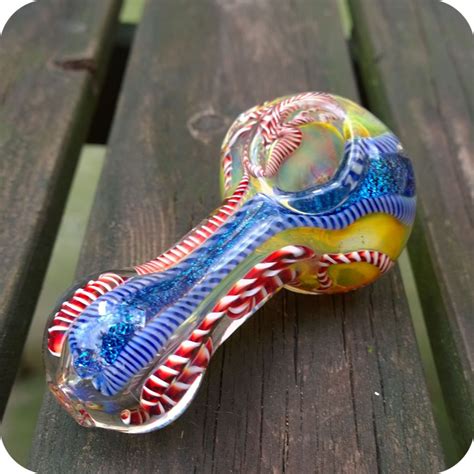 Magic Caterpillar Glass Smoking Pipe
