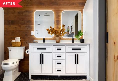 Front door of the house is at the very top of the picture. HGTV Help! I Wrecked My House Spa Bathroom | Apartment Therapy