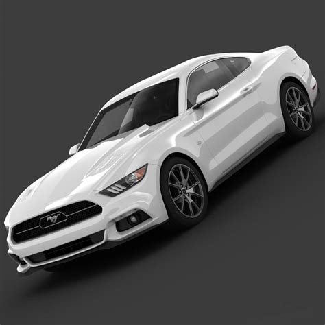 Ford Mustang 50 Year Limited Edition 3d Model
