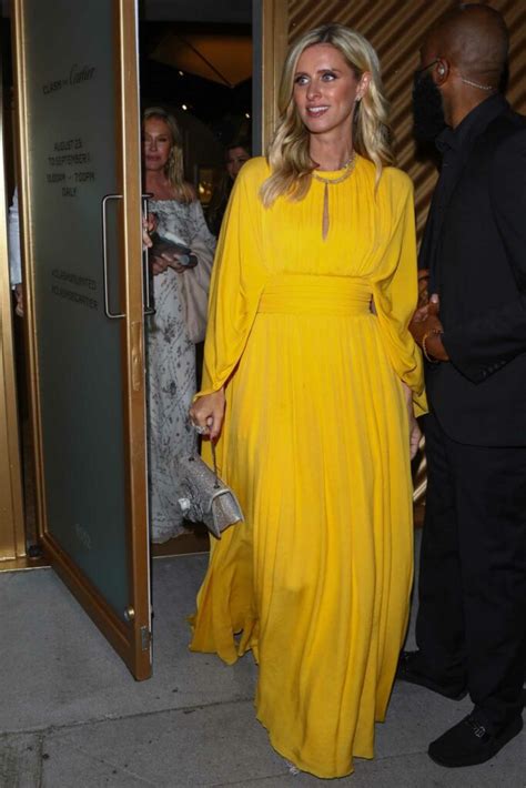 Nicky Hilton In A Yellow Dress Attends The Cartier Clash Unlimited Party In West Hollywood 0824