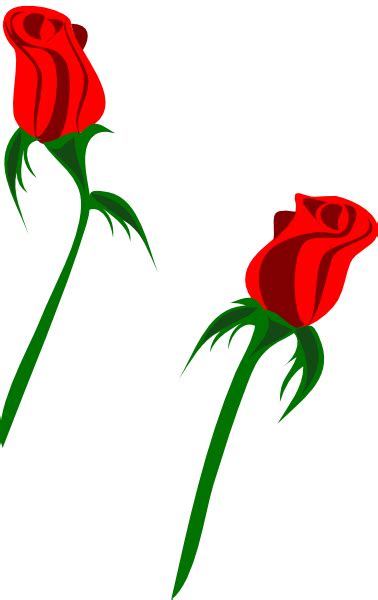 Download Red Rose Buds Clip Art at Clker.com - vector clip art online, royalty free & public domain