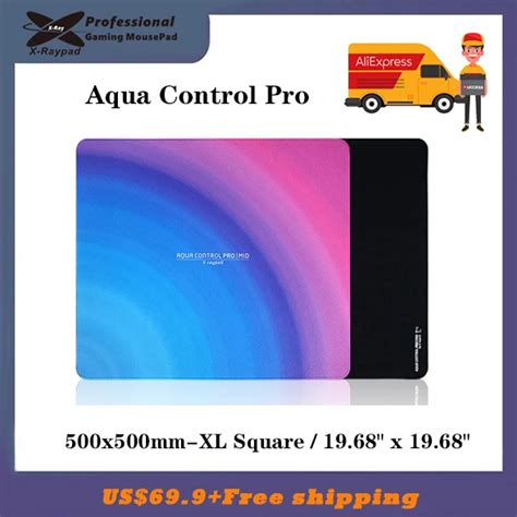 500x500x4mm Xl Square X Raypad Aqua Control Pro Gaming Mouse Pads Ac