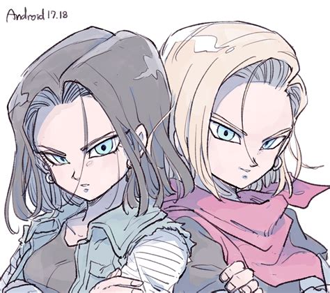 Check spelling or type a new query. The Big ImageBoard (TBIB) - 1girl alternate hair color android 17 android 18 black hair blonde ...