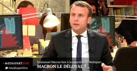 Emmanuel Macron : "Il y a une connivence entre le monde politique et