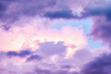 Purple Aesthetic Sky Wallpaper