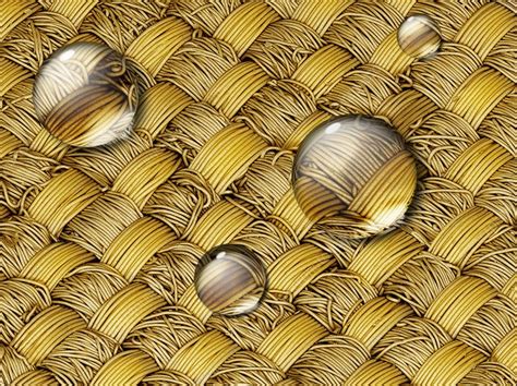 Plastic drop cloths, also known as painter's plastic, can be purchased in different weighted material. Waterproof cloth with water droplets SEM - Stock Image ...