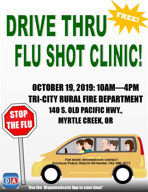 2019 Free Drive Thru Flu Shot Clinic