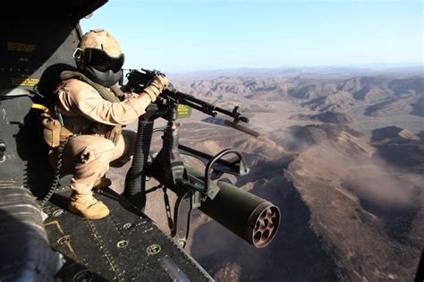 Helicopter Door Gunners Are Awesome Aerial Gunnery In Uh 1y War