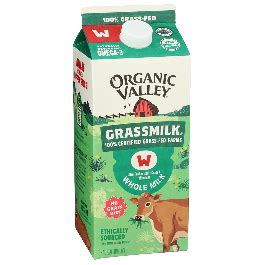 Grassmilk Grass Fed Whole Milk Organic