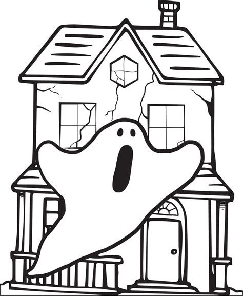 Ravishing house coloring page preschool for beatiful houses easy house coloring pages with picture of a wealth open house coloring pages inside of dra 3450 Printable Halloween Haunted House Coloring Page for Kids ...