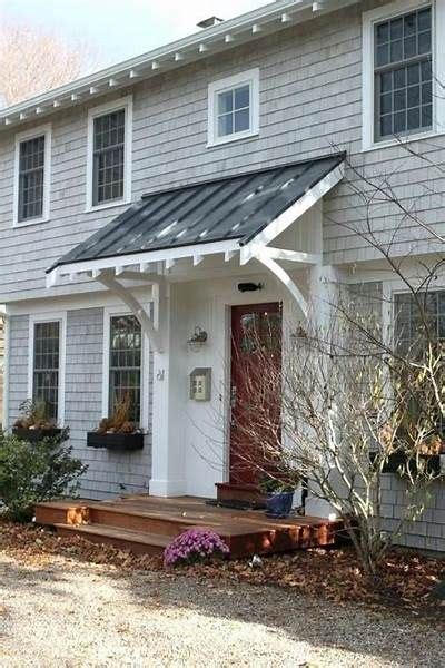 Front Porch Overhang Designs Ideas Entry Roof Plans Home Elements And