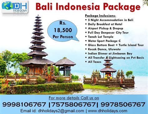 Bali Honeymoon Packages Indonesia Culture Culinary And Tourism