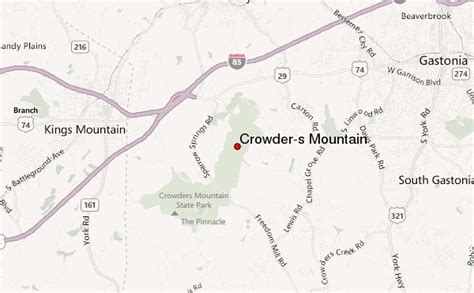 Crowders Mountain Mountain Information