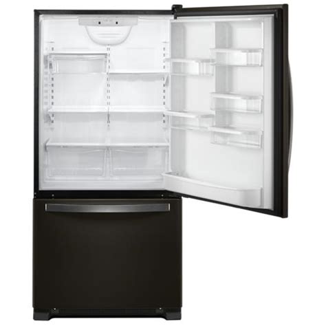 whirlpool wrb322dmhv 33 inch wide bottom freezer refrigerator 22 cu ft wrb322dmhv