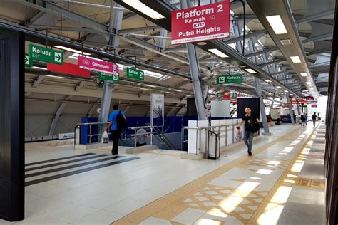 A few lrt stations on the sri petaling lrt route will take passengers through the heart of kuala lumpur, which makes them significant to tourists. Glenmarie LRT Station - klia2.info
