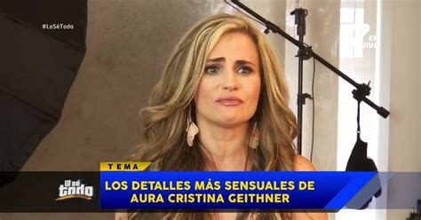 ahora voy  salir viral aura cristina geithner tras entrevista sexy