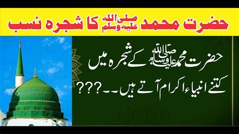 Hazrat Muhammad Pbuh Ka Shajra E Nasab By Qari Shahid Mehmood Chishti