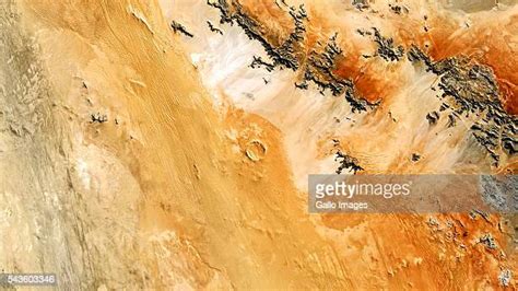 Satellite View Of Roter Kamm Crater Photos And Premium High Res