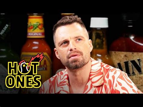 Sebastian Stan Learns About Himself While Eating Spicy Wings Hot Ones Starity Hu