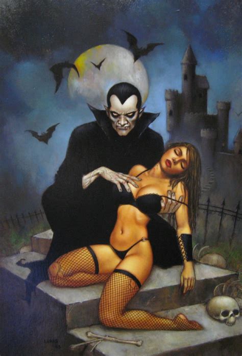 Vampire And Victim In Greg Wilsons Scott Lewis Comic Art