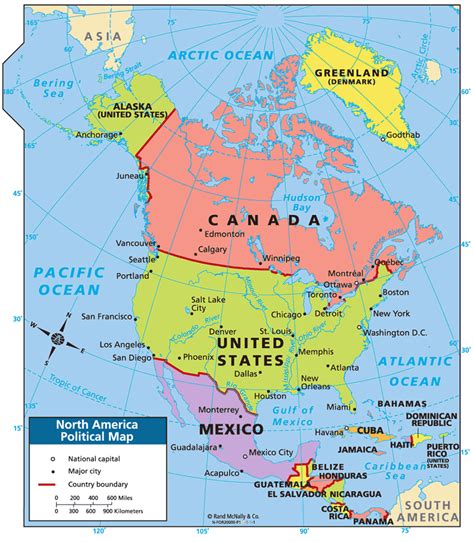 North America Geography And Natural Disasters North America South