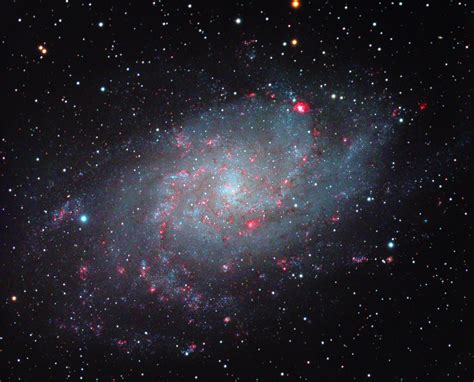 M33 And Ngc 604 Upper Right Triangulum Galaxy At A Distance Of 3