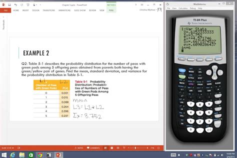 \bar x x ˉ, the median and the mode. Mean, Variance, and Standard Deviation of a Probabaility ...