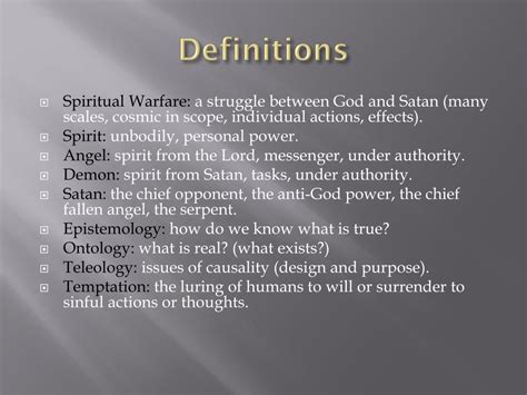 Ppt Spiritual Warfare Powerpoint Presentation Free Download Id2446980