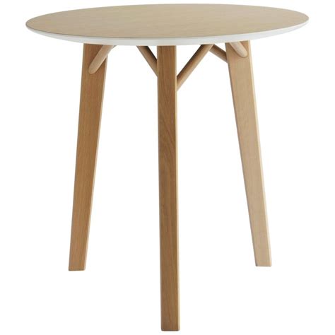 Tria Kiklos Round Table By Colé Solid Oak Legs Minimalist Design Icon