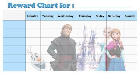 10 Best Free Printable Frozen Behavior Charts Boys Pr