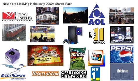 New York City Kid Living In The Early 2000s Starter Pack Starterpacks