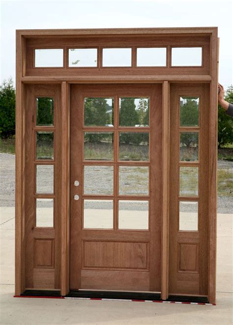 Exterior French Doors With Sidelights And Transom French Doors With