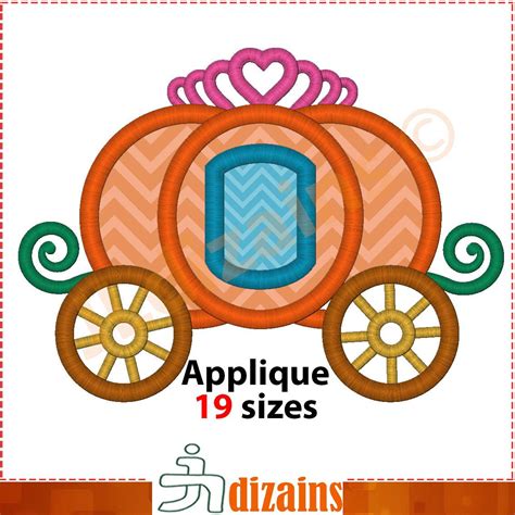 Carriage Applique Embroidery Design Carriage Embroidery Etsy