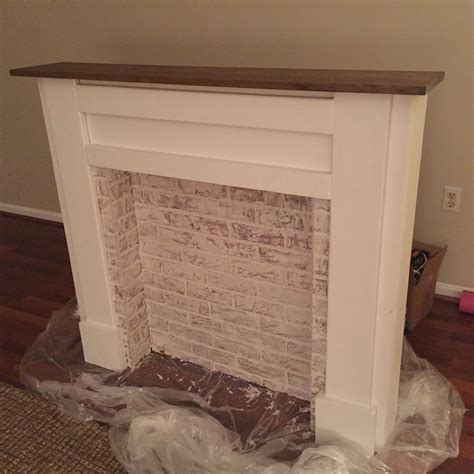 DIY Faux Fireplace Updated Home Interior Ideas