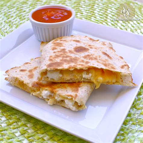 The low carb and keto cheese shell is a perfect fit for this classic. Three Cheese Chicken Quesadilla | Super Sister Fitness