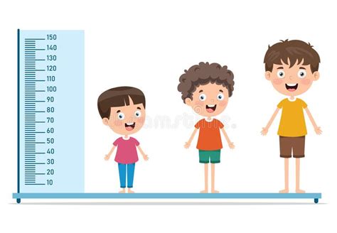 Height Measure For Little Children Stock Vector Illustration Of Chart