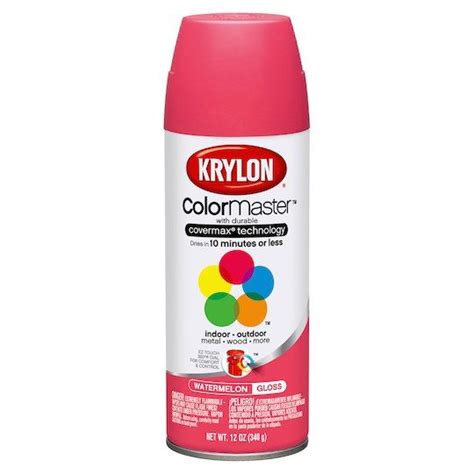 Krylon Colormaster Gloss Enamel Krylon Outdoor Spray Paint Primer