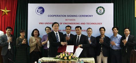 The Signing Ceremony Of A Cooperation Agreement Between The University