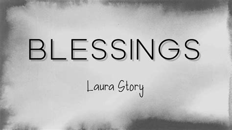 Blessings Lyrics Laura Story Youtube