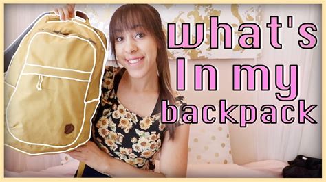 Whats In My Backpack Schools Out Senior Edition Eden Skory Youtube