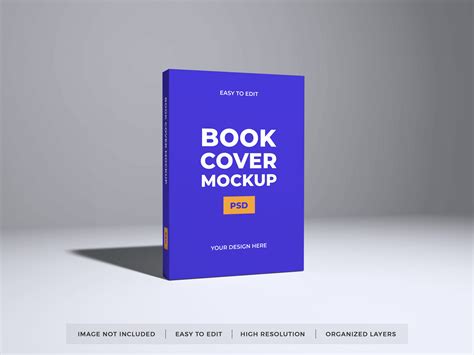 Realistic Book Cover Photoshop Mockup Gr Fico Por Dendysign Creative Fabrica
