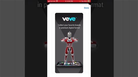 Veve Collectibles App How To Create An Account Youtube