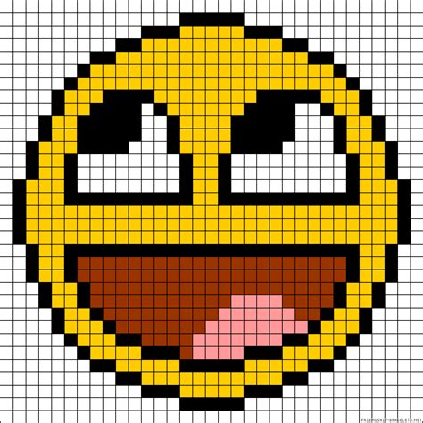 Pixel Art Emoji Dessin Kawaii Facile Download Free Mock Up