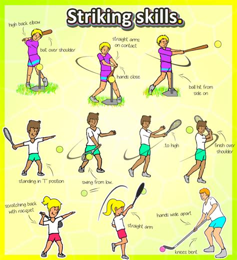 pe games for k 2 striking lessons sport skills and games pack physical education lessons