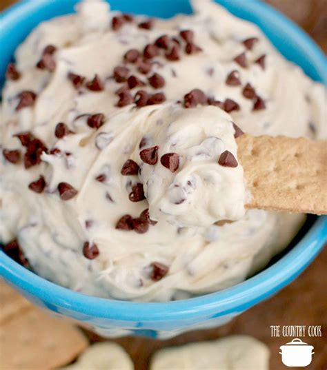 Chocolate Chip Cookie Dough Dip The Country Cook